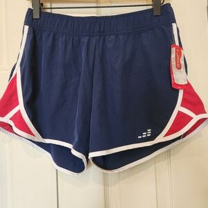 NWT BCG Red /White/Blue Running Shorts Women's Size Small
